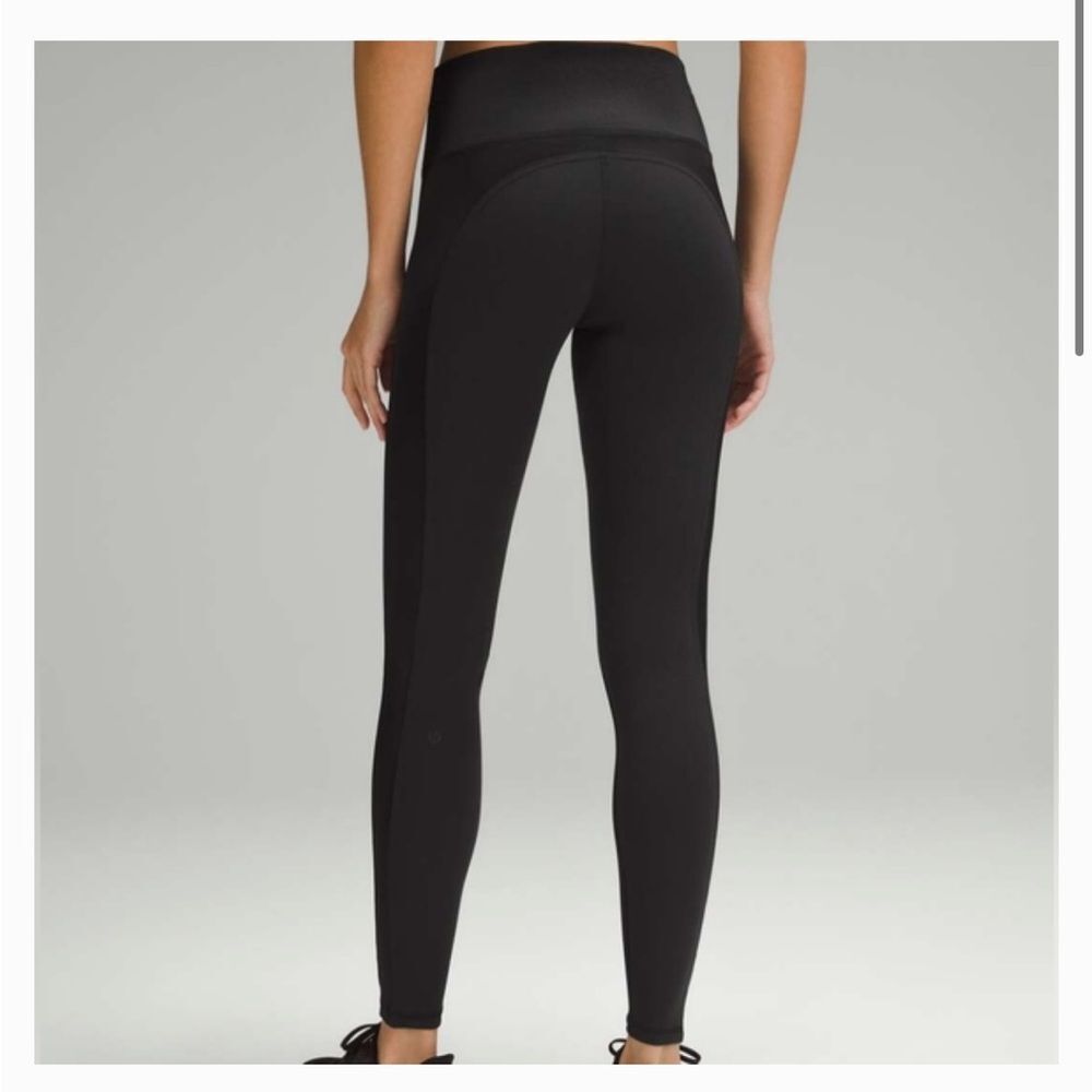 Lululemon Satin Panel Wunder train 25” leggings